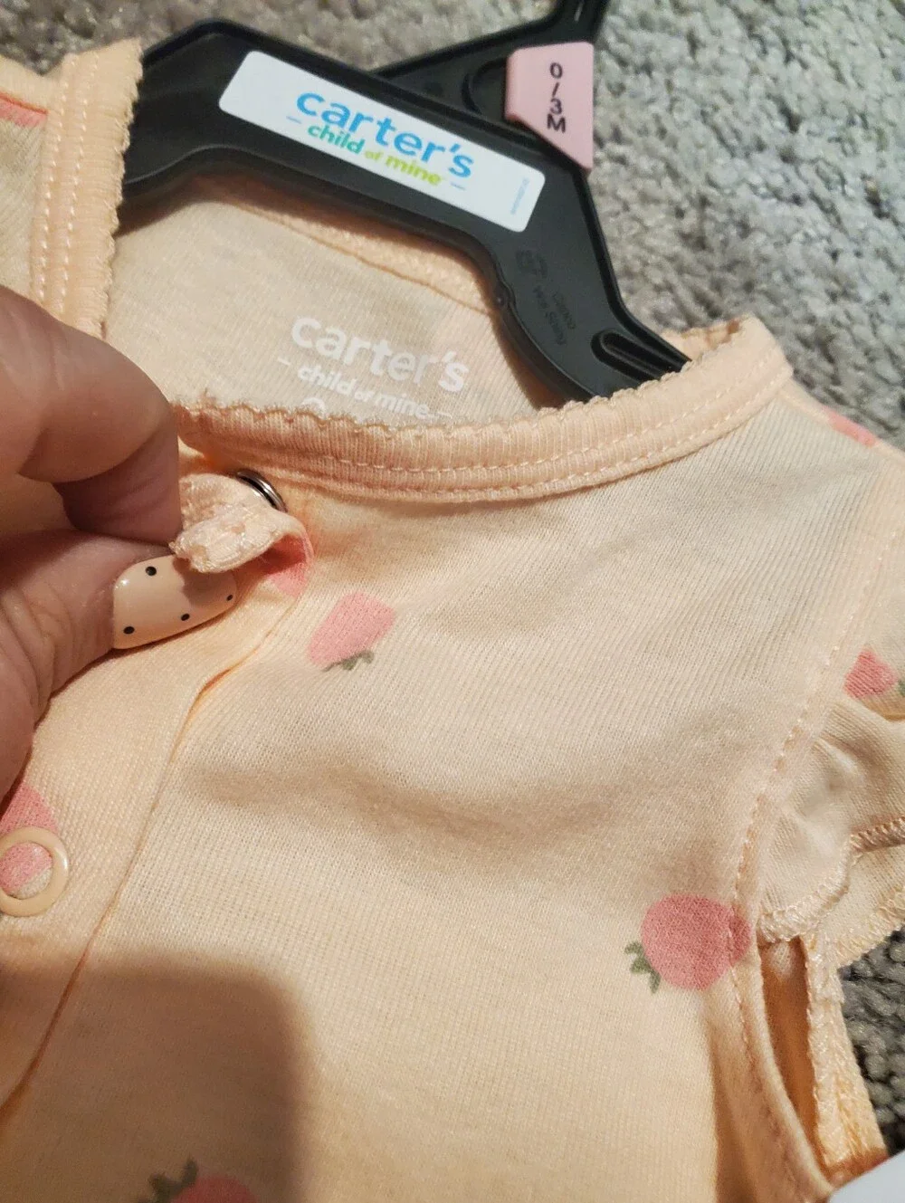 Carter's Child Of Mine New Strawberry And Peach Outfits